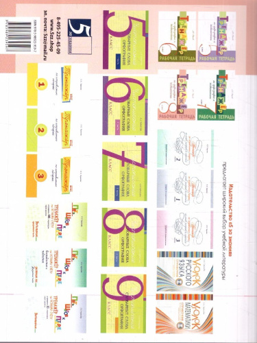 Тренажер по орфографии и чистописанию. Рабочая тетрадь. 8 класс