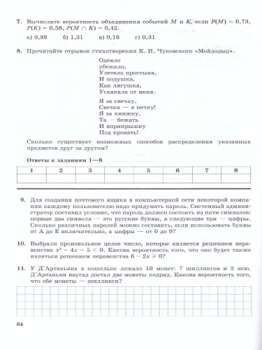 Алгебра 8 класс. Тематические проверочные работы в новой форме. ФГОС