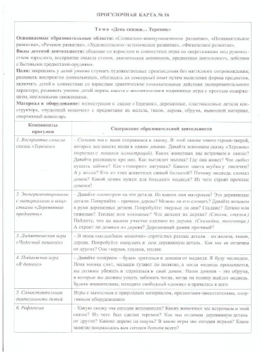 Сезонные прогулки "Лето". Карта-план для воспитателя. Группа раннего возраста 2-3 года: 64 карты "От рождения до школы". ФГОС ДО