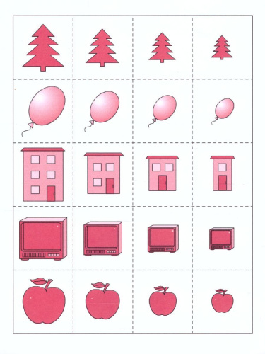 Цвет, форма, величина. Закрепление знаний о форме, величине и цвете. Тетради для детей 3-5 лет