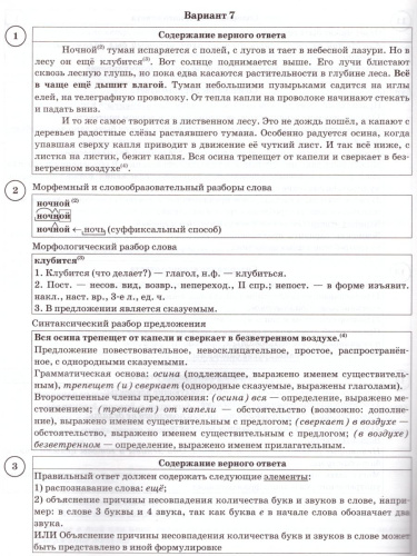 ВПР Русский язык 6 класс 10 вариантов. Типовые задания. ФГОС