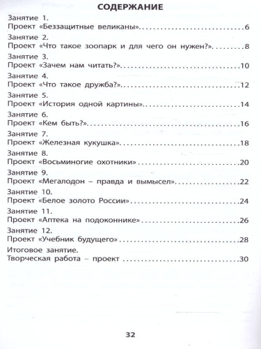 Проектная деятельность 2 класс
