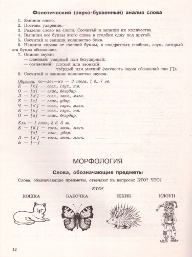 Русский язык 1 класс. Все основные правила