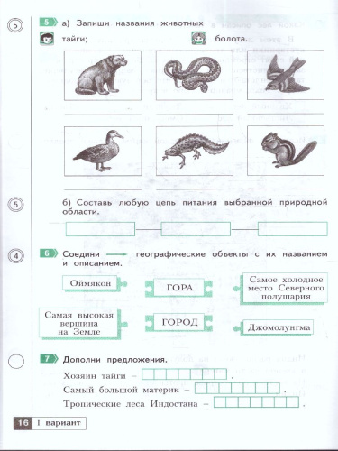Окружающий мир 3 класс. Что я знаю. Что я умею.Тетрадь для проверочных работ. Часть 2