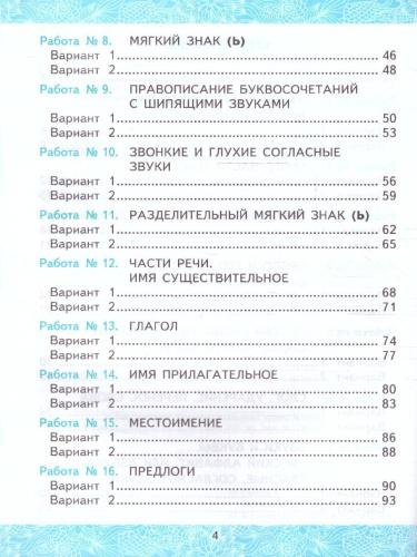 Русский язык 2 класс. Зачетные работы к учебнику В.П. Канакиной, В.Г. Горецкого. ФГОС НОВЫЙ (к новому учебнику)