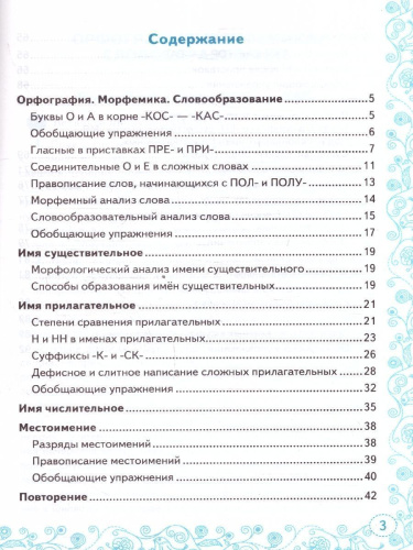 Тренажер по русскому языку 6 класс. ФГОС