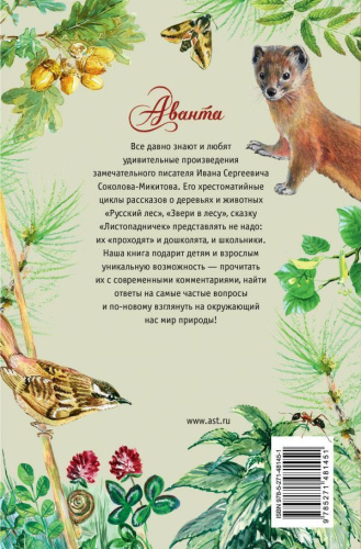 Русский лес. Лучшие рассказы о живой природе с вопросами и ответами для почемучек