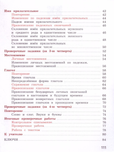 Русский язык 4 класс. Тетрадь учебных достижений (ФП2022)
