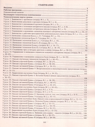 Русский язык 1 класс. Рабочая программа и карты уроков. ФГОС