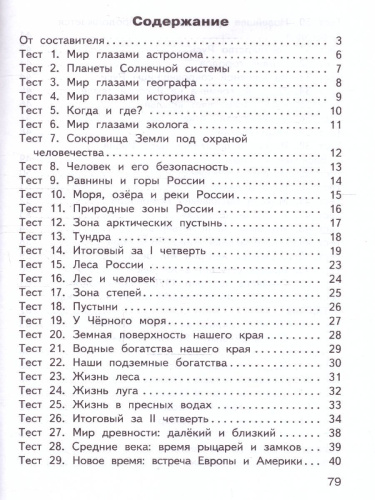 КИМ Окружающий мир 4 класс