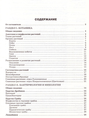 Справочник по Биологии 5-11 класс