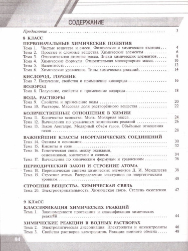 Химия 8-9 классы. Тренировочные и проверочные работы