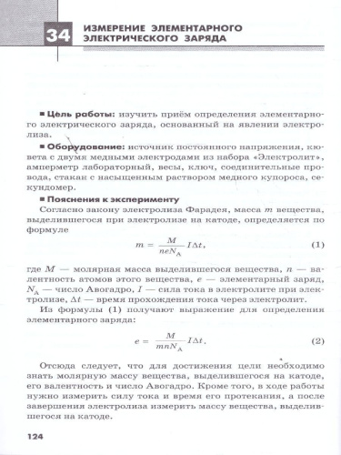 Физика 10 класс. Углублённый уровень. Школьный практикум
