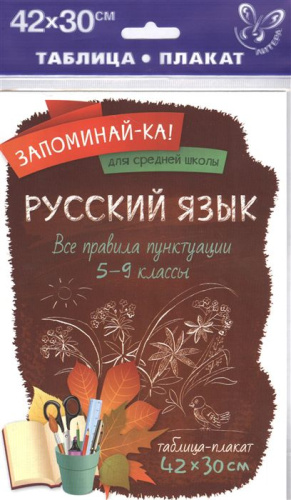 Запоминай-ка! Русский язык. Все правила пунктуации 5-9 классы