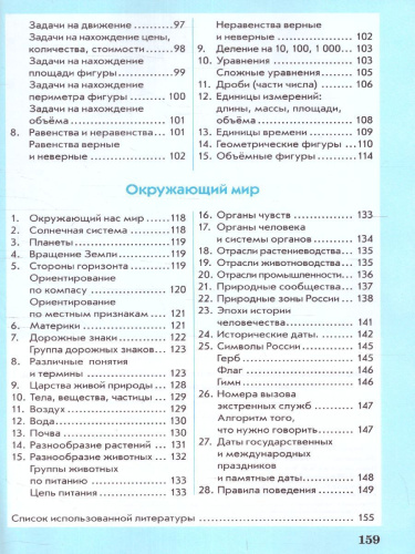 Справочник универсальный ученика начальной школы. Русский язык, Математика, Окружающий мир 1-4 класс