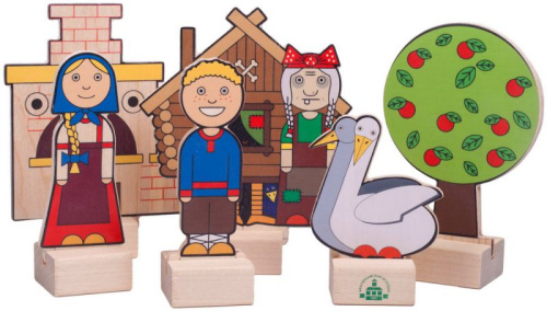 Набор Персонажи сказки. Гуси-лебеди. Микрогофра