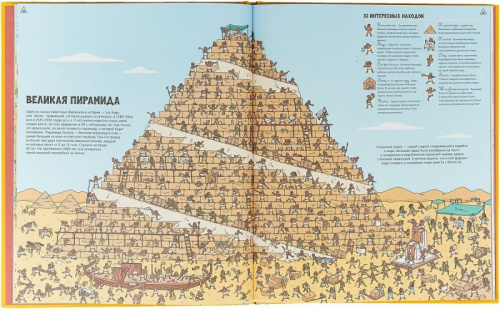 Найди и покажи. Книга с лупой. Египет