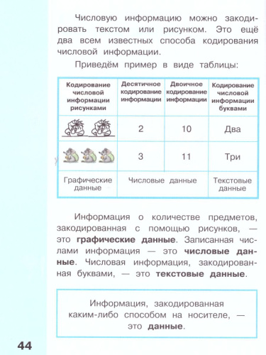Информатика 2 класс. Учебник. Комплект в 2-х частях. ФГОС