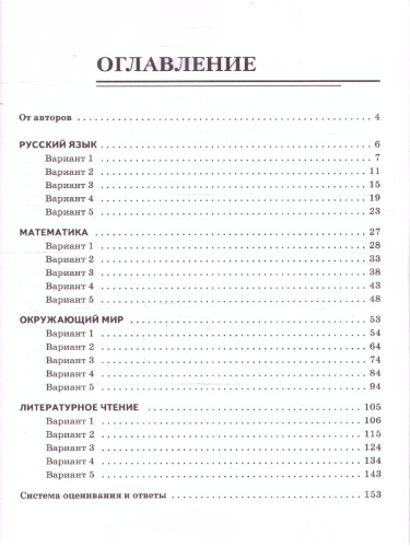 ВПР 2026 Русский язык, математика, окружающий мир, литературное чтение 4 класс. 20 вариантов