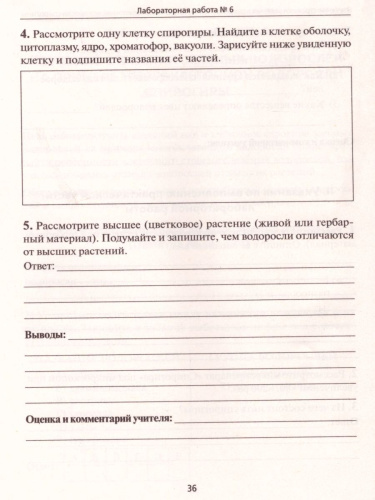 Биология. Лабораторный практикум. Раздел Ботаника. Часть 1