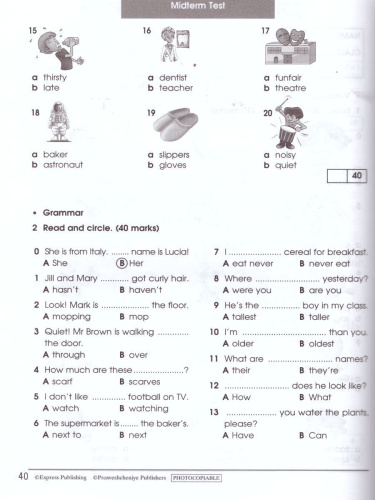 Английский язык 4 класс. Звездный английский Starlight. Контрольные задания. ФГОС