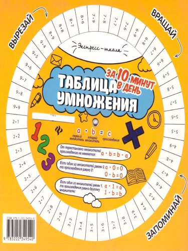 Таблица умножения / деления за 10 минут в день