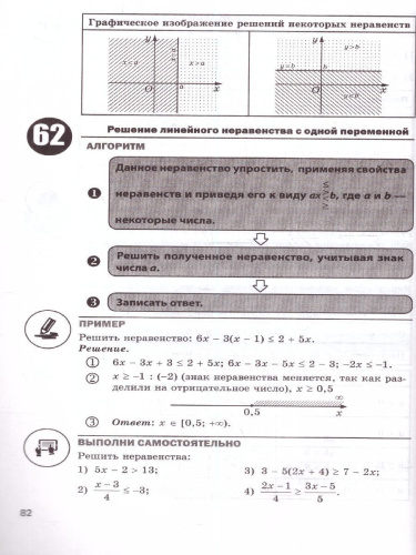 Алгебра 7-9 классы. Алгоритмы решения задач