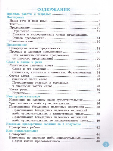 Русский язык 4 класс. Тетрадь учебных достижений. ФГОС НОВЫЙ
