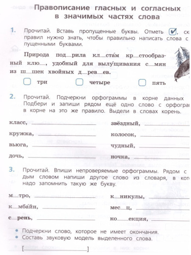 Русский язык 4 класс. Проверочные работы. УМК "Школа России"