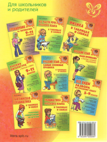 Справочник по Русскому языку для учащихся 5-9 классов