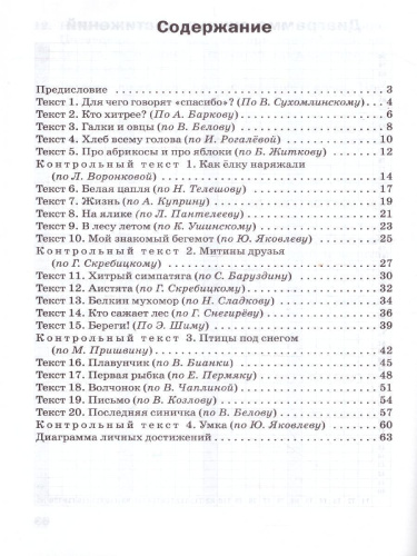 Тренажёр по чтению 3 класс ФГОС