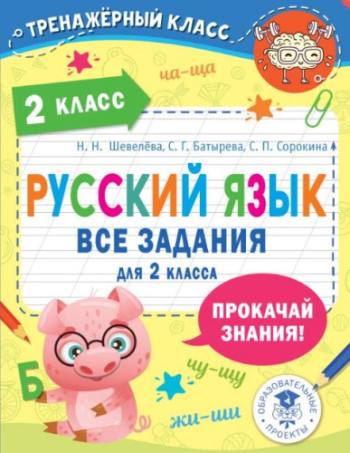 Русский язык. Все задания для 2 класс. Тренажерный класс