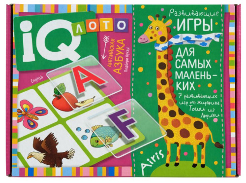 Пластиковое лото для малышей English Азбука