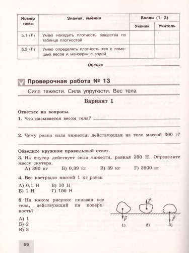 Физика 7 класс. Обучающий тренажёр