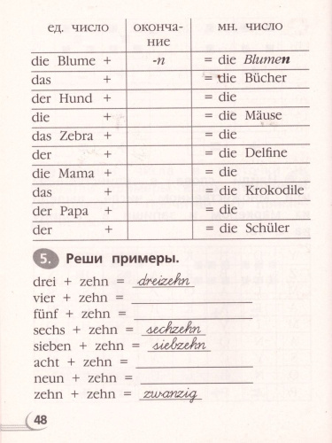 Немецкий язык 2 класс. Грамматический тренажер