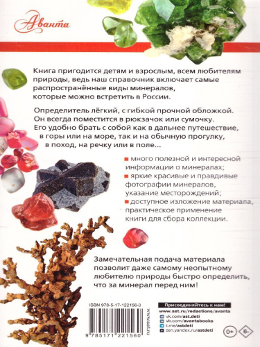 Минералы России. Определитель