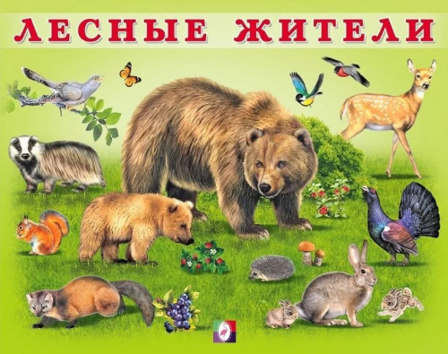 Учим малыша. Лесные жители