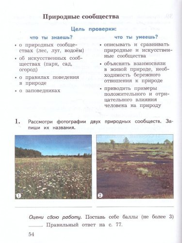 Окружающий мир 3 класс. Тетрадь для проверочных работ № 2. ФГОС