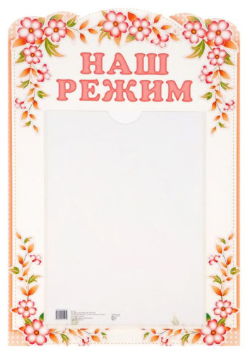 Стенд НАШ РЕЖИМ с карманом А4