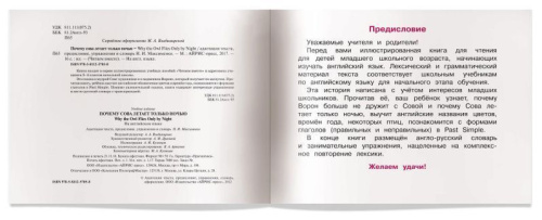 Читаем вместе. Почему сова летает только ночью