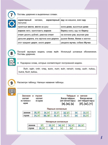 Русский язык. Работа с информацией. Тренажёр для школьников. 4 класс