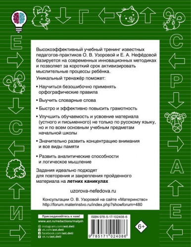 Быстро выучим правила Русского языка 1-4 классы