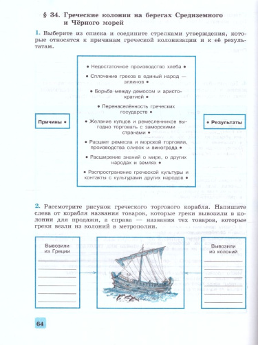 История Древнего мира 5 класс. Рабочая тетрадь с комплектом контурных карт (ФП2022)