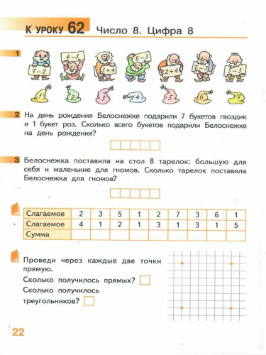 Математика 1 класс. Рабочая тетрадь. Комплект в 4 частях. Часть 3. ФГОС