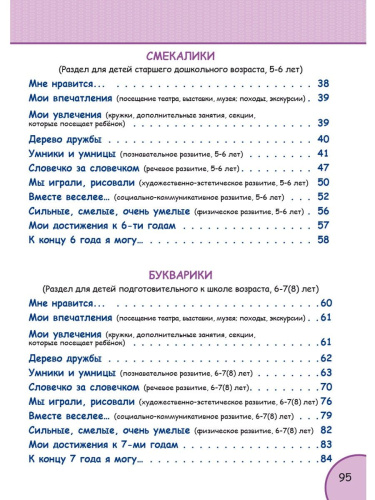 Портфолио дошкольника. Книга + цветная папка