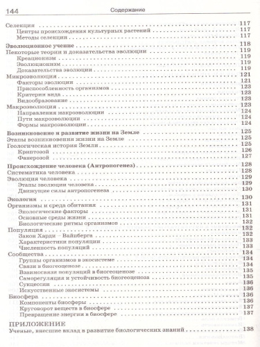 Справочник по Биологии 5-11 класс