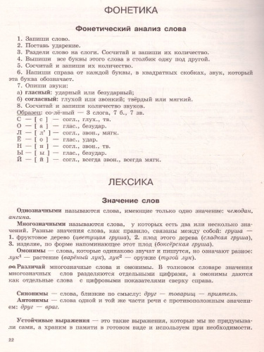 Летние задания по Русскому языку. Все правила Русского языка 3 класс