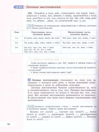 Русский язык 6 класс. В 2 частях. Часть 2. Учебное пособие