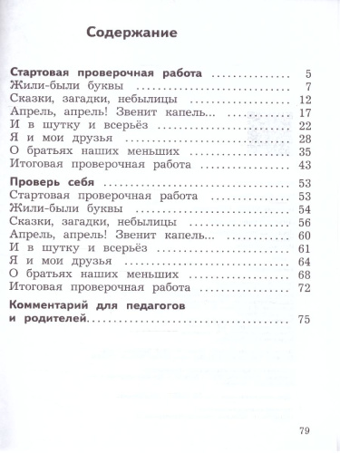 Литературное чтение. 1 класс. Предварительный, текущий, итоговый контроль (ФП2022)