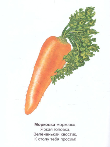 Раскраска Малышок "Овощи"